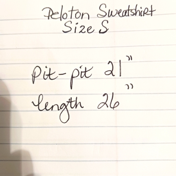 Peloton Maroon Cotton Sweatshirt Oversized - Picture 6 of 7